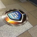 Embedded Floor Logos | Epoxy Flooring | The Concrete Protector