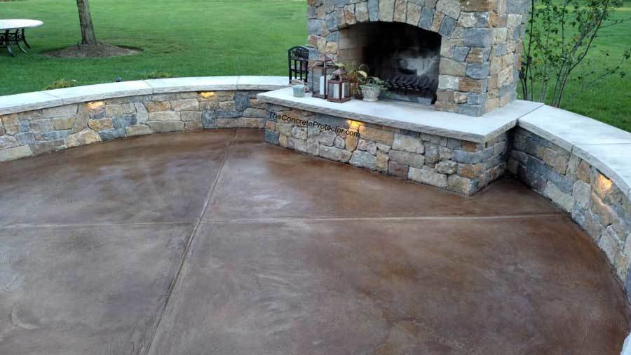 Slate Stained Concrete Overlay | The Concrete Protector